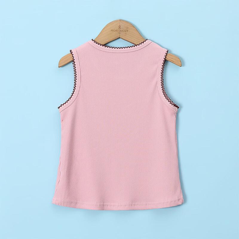 Girls' Versatile Round Neck Sleeveless Tank Top