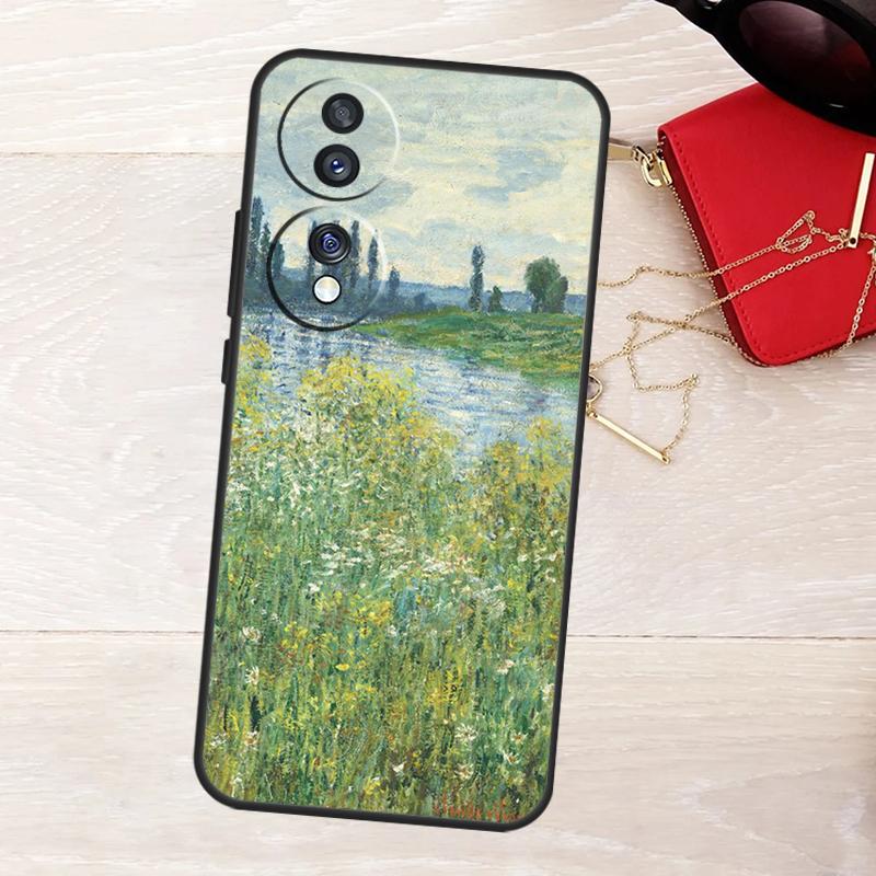 Claude Monet Case For Honor Magic 6 Pro Magic 5 Lite 50 70 90 X6 X7 X8 X9 X8b X9b X6a X7a X8a X9a Cover