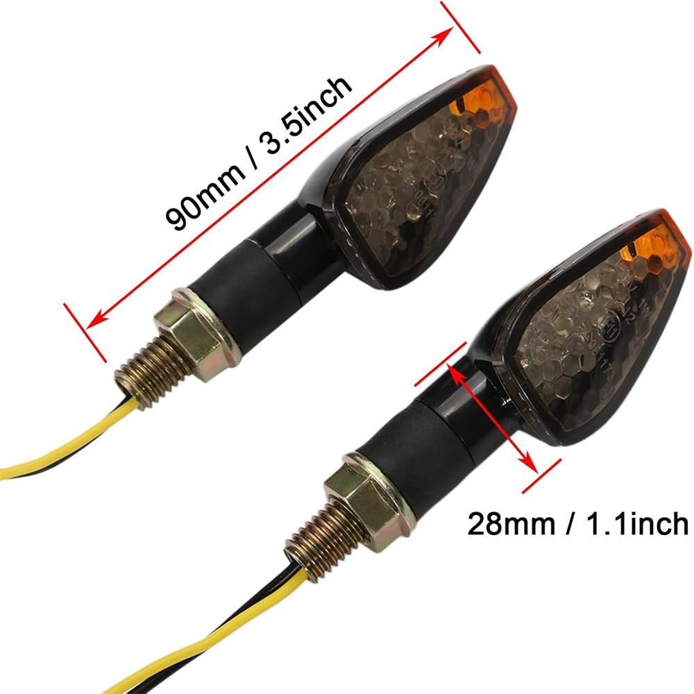 2KS Univerzálne 12V Blikajúce Smerovky Motocyklové LED Svetlá Zadný Blinker Indikátor Koncové Svetlo Pre Cafe Racer Honda BMW Yamaha