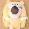 Cartoon Baby Support Pillow for Newborns Helping Relieve Gas and Colic Soft & Breathable Mood Comforting Doll Toy