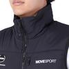 Move Sports Stand Descente SMART MOVE Down Perfect for Town Watching Black Size M Vest, Vest, Lightweight, Warm, Water-Repellent, Windproof, Use,