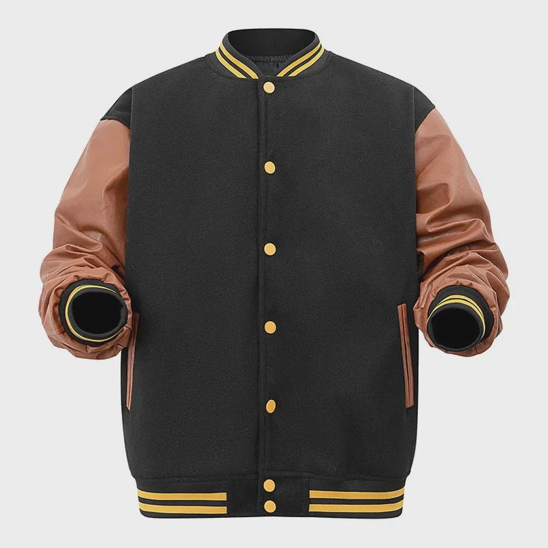 Men's 2024 Autumn Casual Sports Baseball Collar Jacket