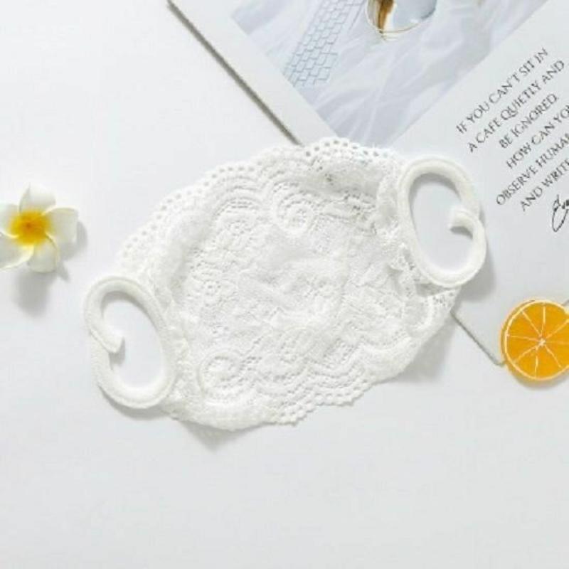 Lace Anti-Uv Sunscreen Mask Breathable Ear Cord Face Cover Scarf Hanging Ear Dust-Proof Scarves Mask Summer Dust-Proof Veil