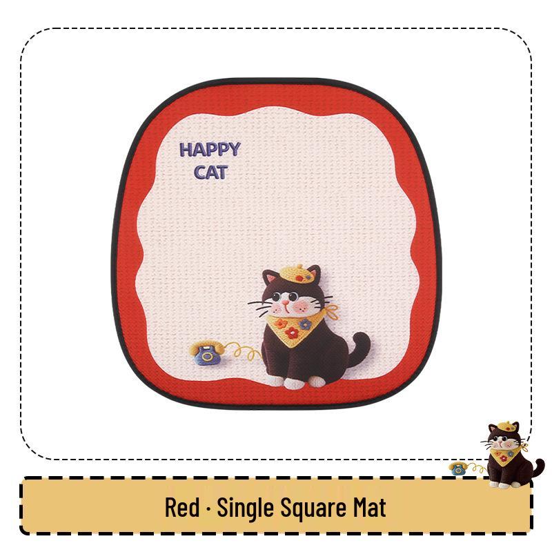 Four Seasons Cute Cartoon Cat Car Seat Cushion for Geely Binrui, Xingrui, ICON, Jeans, Boyue