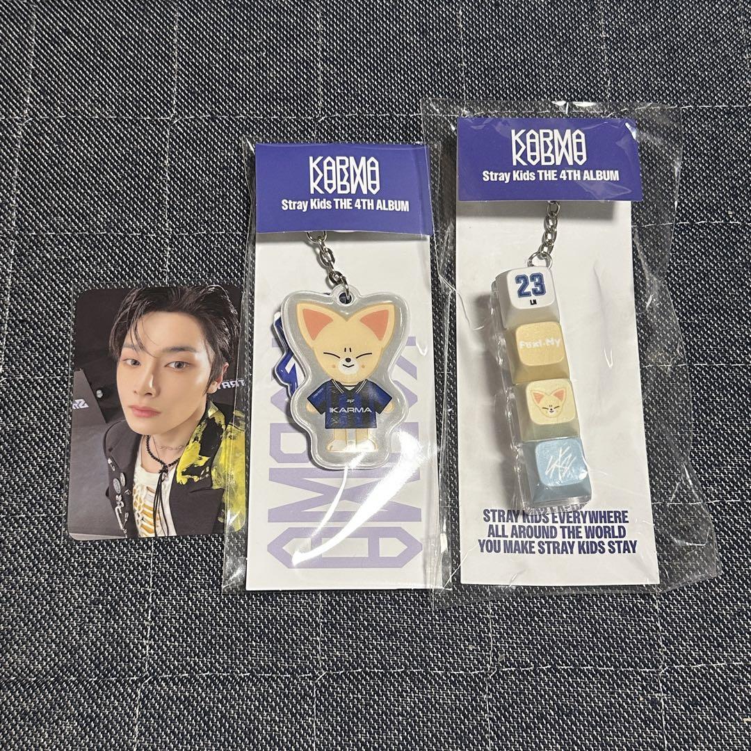 

[USED] Stray Kids KARMA POPUP Key Ring Set Foxxiny