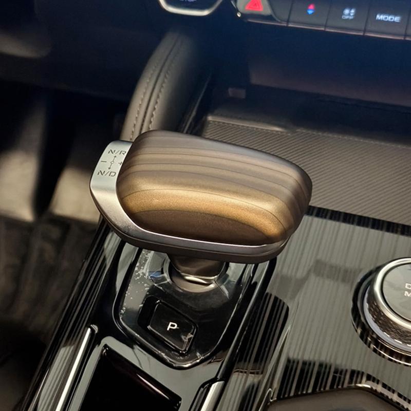 Carbon Fiber Car Interior Gear Shift Knob Cover Sticker for Geely Xingyue L Monjaro 2024