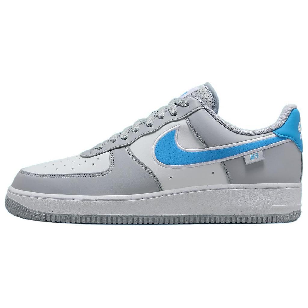 New Nike Air Force 1 Low '07 Next Nature Wolf Grey University Blue HM0721-001