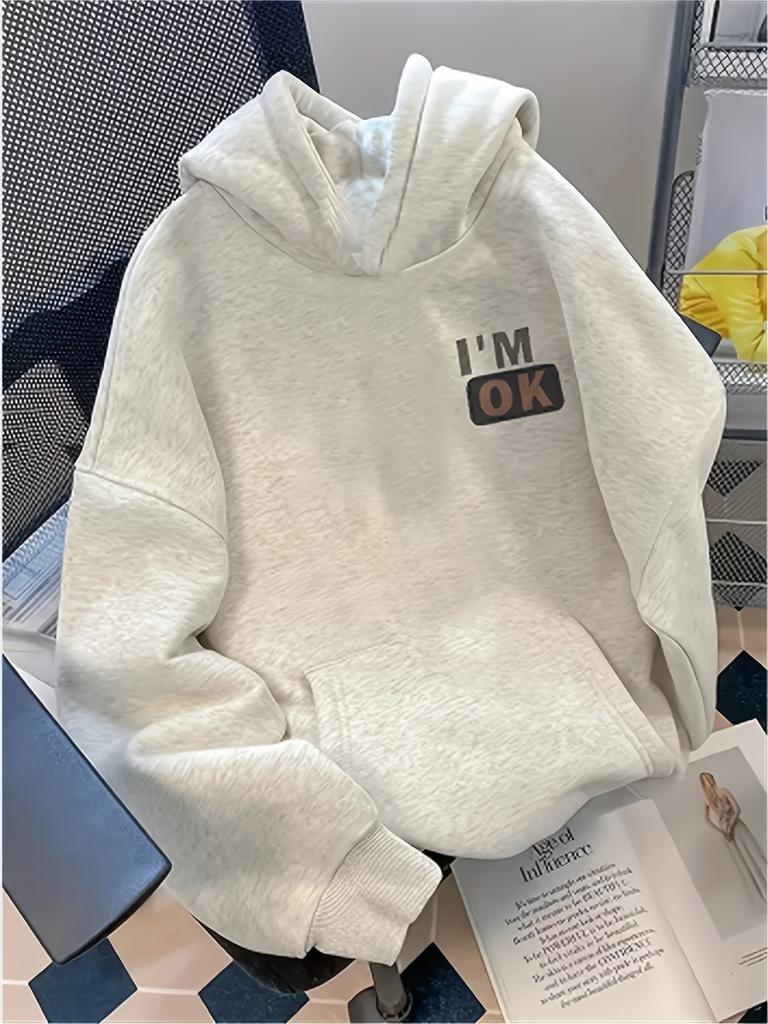 Girls' American Trendy Brand Hip-Hop Loose Hooded Sweatshirt Winter American Lazy Chic Thick Casual Jacket