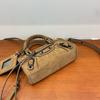 Borsa tote mini locomotiva in pelle bovina opaca retrò premium borsa a mano di grande capacità borsa a tracolla a tracolla