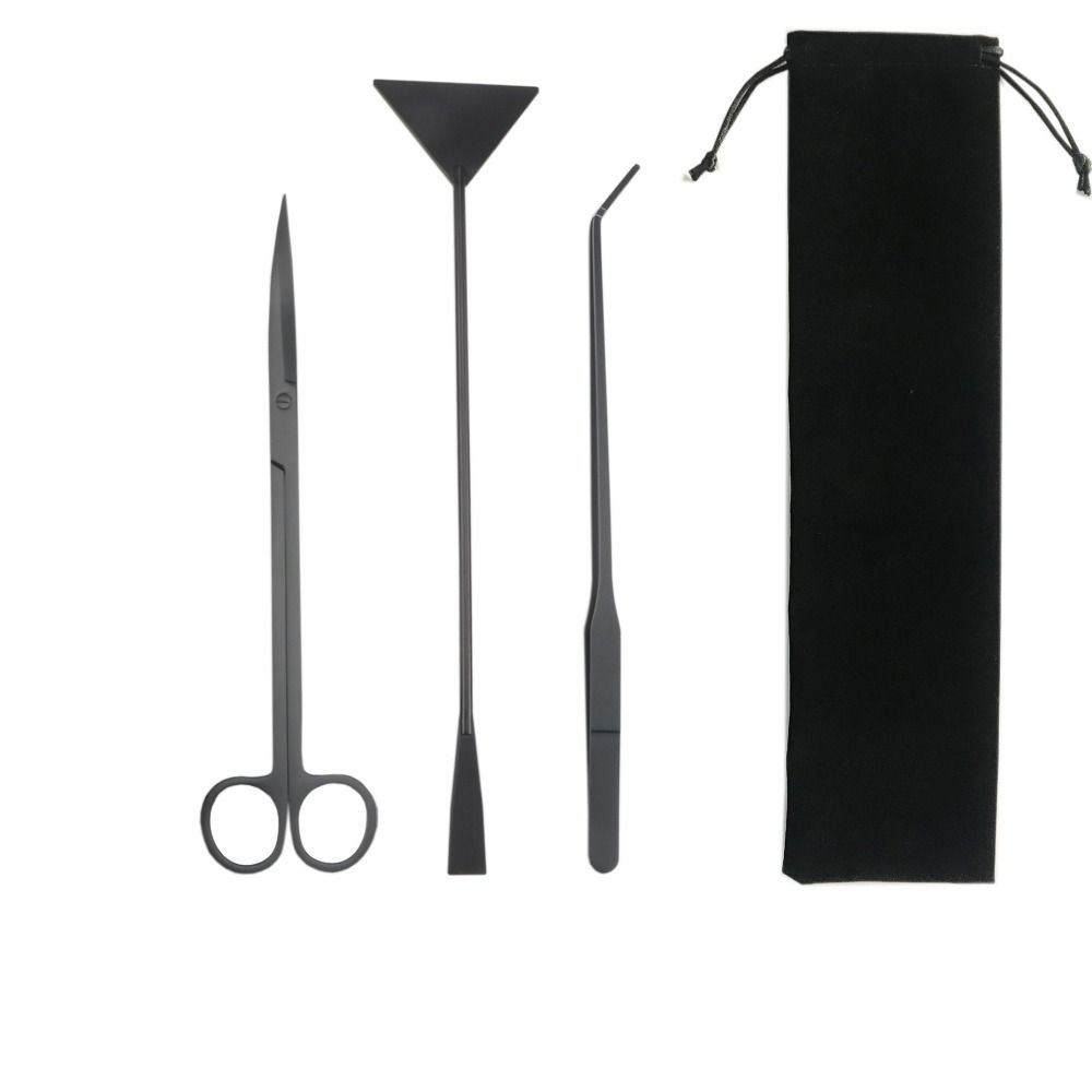 3/4/5Pcs Durable Aquascape Tools Kit Fish Tank Scissor Tweezers Tool Landscaping Equipment