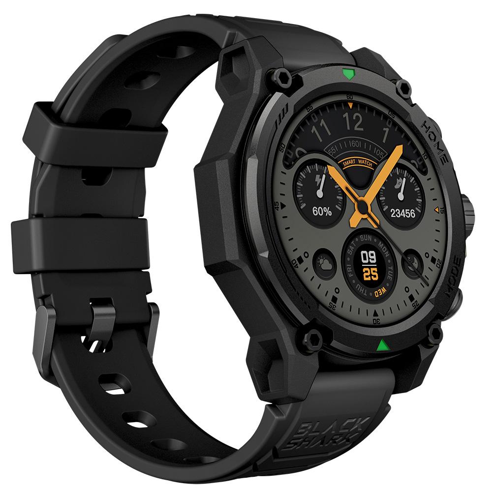 Розумний спортивний годинник Black Shark GS3 Новий 1,43-дюймовий сенсорний екран Моніторинг здоров'я з підтримкою системи GPS: Android iOS HarmonyOS 400 мВтг