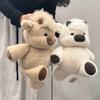 42cm Sevimli Highland Sığırı Peluş Oyuncak Sarılabilir Koşan İnek Dolması Hayvan Birinci Sınıf Yumuşak Kumaştan Yapılmış, Sakinleştirici Yoldaş
