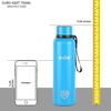 Vacuum Insulated Stainless Steel 750ml Flask Bottle For Hot Cold Drinks Travel Use With Wide Mouth And Leakproof Lid –  Blue