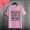 Funny Uncle Level Unlocked Graphic Tshirt Casual Fashion Streetwear 100 Cotton Short Sleeve Crew Neck Tshirt Perfect For Gift