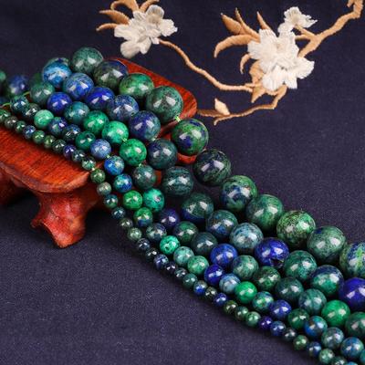 Perline Rotonde di Lapislazzuli Phoenix, Pietra Naturale da 4-12mm Perline Sfuse per Creazione Gioielli Fai da Te