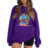Women's Fashion Long-Sleeve Pullover Sweatshirt With Fun Movie-Themed Print