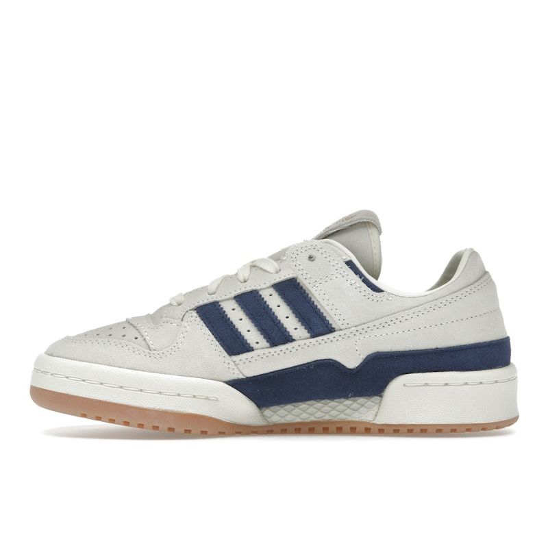 Adidas Forum Low CL Cream White Dark Blue Unisex Sneakers IF9681