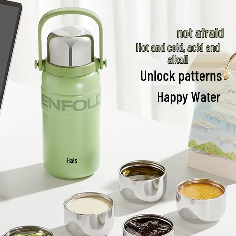 HAERS 316 Stainless Steel Large Capacity Outdoor Thermos Flask