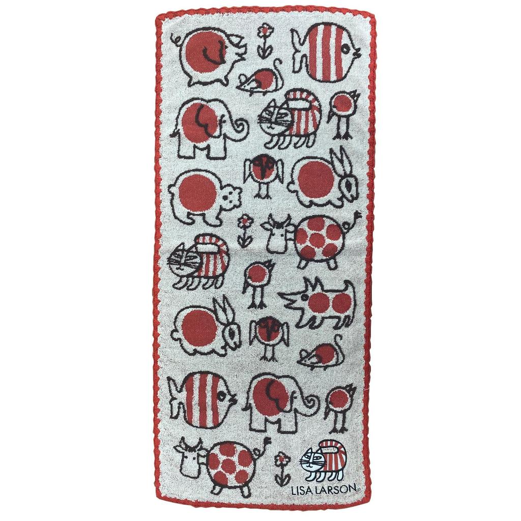 Marushin Face 34 x Lisa Larson Baby 6805006500 Towel, 80cm, Mikey,