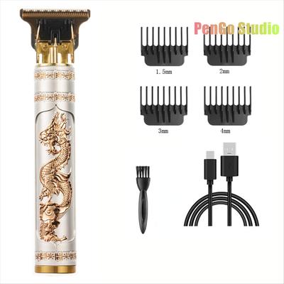 Ganzmetall Vintage T9 Maschine Damen Haarschneidemaschine Friseur Professionelle Haarschneidemaschine 0 mm Nasen- und Ohrentrimmer Finish Man