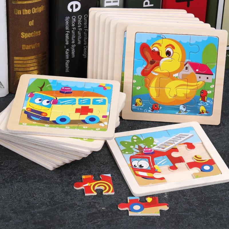 

Early education cognition of wooden puzzle puzzle children toy cartoon