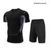 WEZHO Men's Breathable Two-Piece Sports Fitness Set