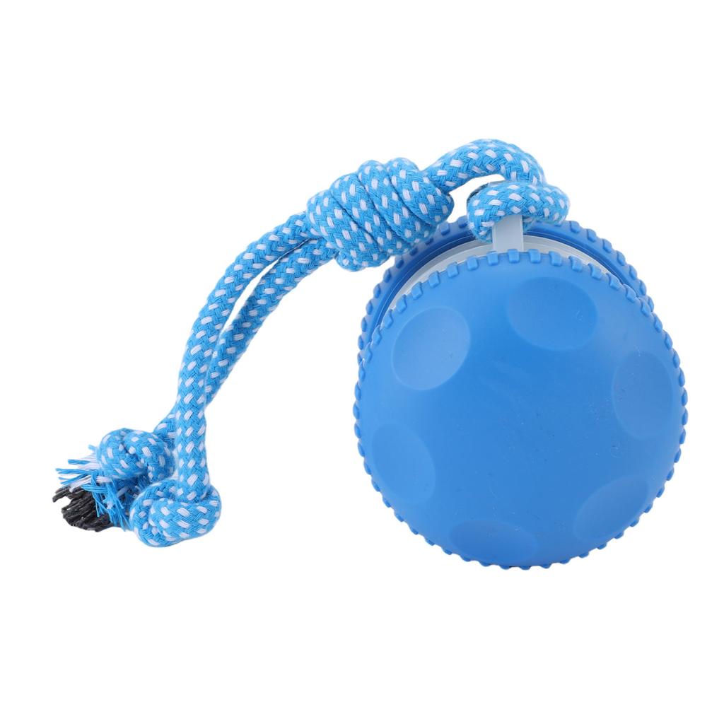 Interactive Dog Toy Random   Electric Automatic Moving and Rolling Dogs Toy with Rope for Small Medium Large Dogs Blue