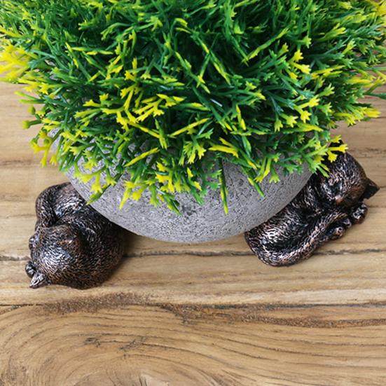 3Pcs Plant Pot Support Decorative Garden Animal Theme Plants Flower Pot Feet Synthetic Resin Pot Elevators