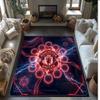 Tappeto in Flanella Stampato Manchester United Antiscivolo Morbido Poliestere Tappeto per Pavimento Tappetino Decorativo per Interni per Camera da Letto Soggiorno Divano