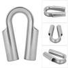 304 Stainless Steel Tube Thimble For Winch Rope Boating Accessories(6mm 2pcs)