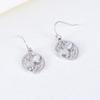Qifu Leaf Ear Hook Earrings - Trendy European & American Style