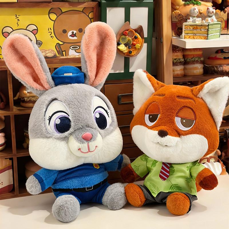 Zootopia Judy Hopps Nick Wilde Plush Toys With Pp Cotton Filling For Kids And Collectors