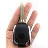 2-Knopf Autoschlüsselgehäuse Ungeschliffenes Schlüsselblatt Schlüsselanhängerabdeckung für SsangYong/Korando/Kyron/Actyon/Rexton