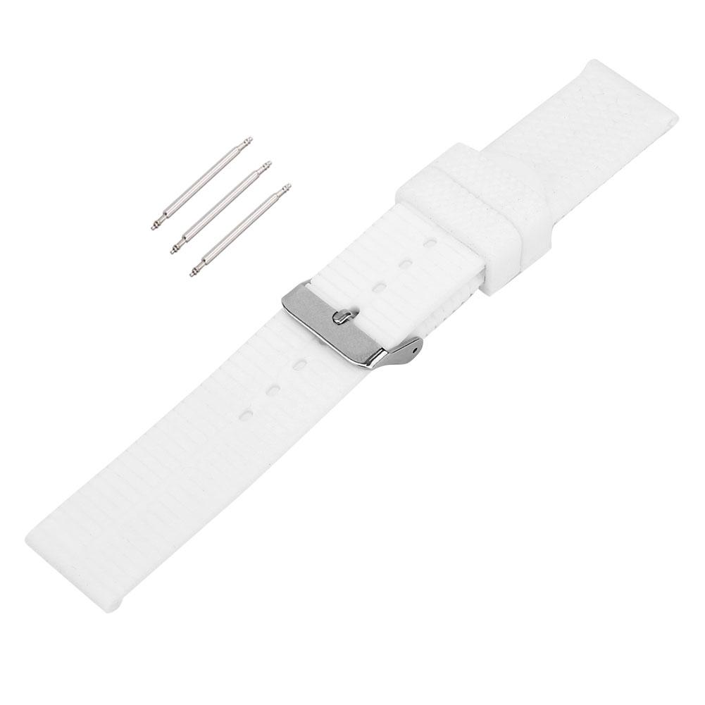 20mm Watch Band Silicone Pin Buckle Sports Tire Grain Watch Strap Accessory