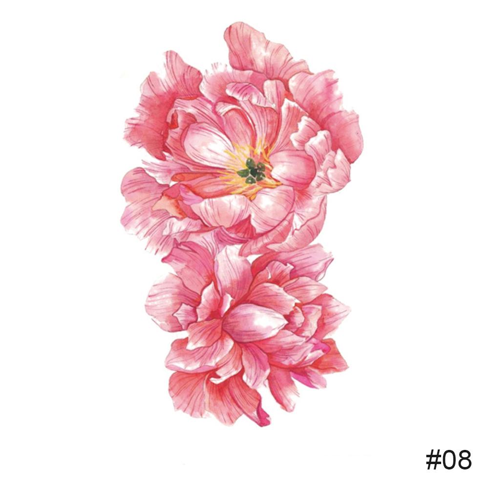 

Временные маленькие свежие красочные татуировки наклейки водонепроницаемые долговечные татуировки наклейки боди-арт паста живопись татуировка 08