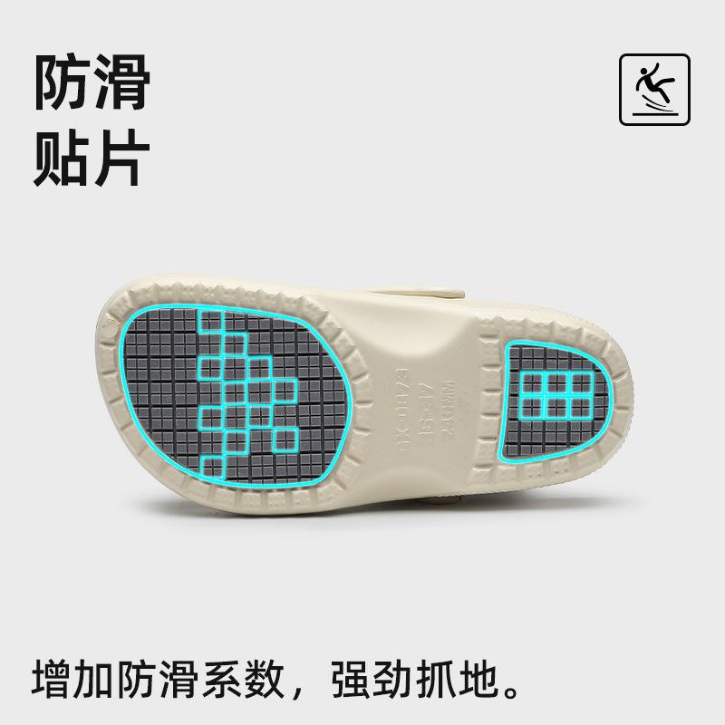 Pregnant women at home strengthen non-slip hole shoes for women's summer new doctor surgery slippers Baotou slippers for men