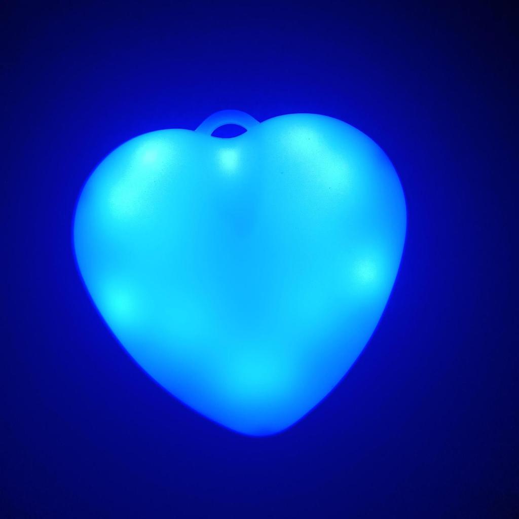 Heart-Shaped Keychain Night Light & Christmas Gift