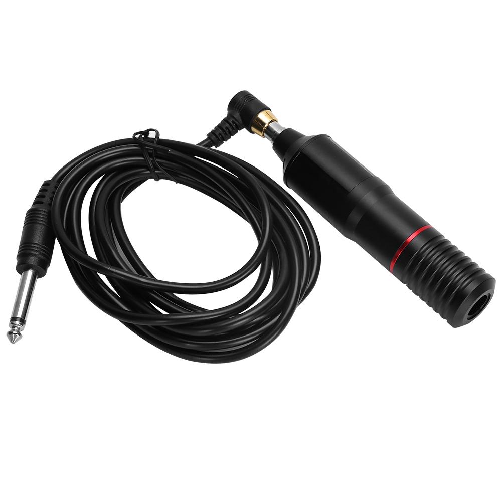 Tattoo Pen Tattoo RCA Interface Cartridge Needle Tattoo Pen with Tattoo Clip CordBlack Red