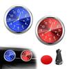 UrbanPulse Car Car Quartz Clock for Air Mini Car Quartz Luminous Car Ornament Electronic Luminous Car Dashboard Round Analog Quartz Clock Clock,