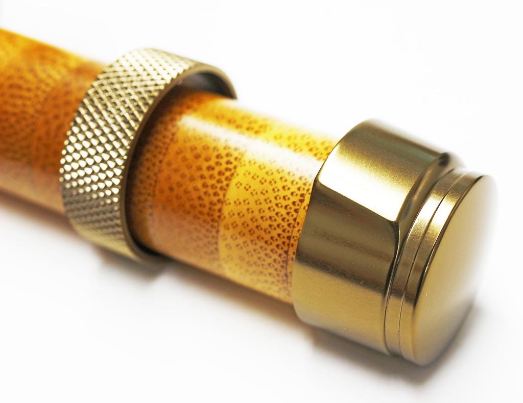 Bamboo fly reel seat/gunmetal