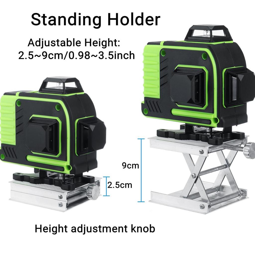 16 Line Laser Level Green Laser Level Line 4D Self-Leveling 360 Horizontal Vertical Cross Super Powerful Laser Level Remote Control 4000mAh Battery