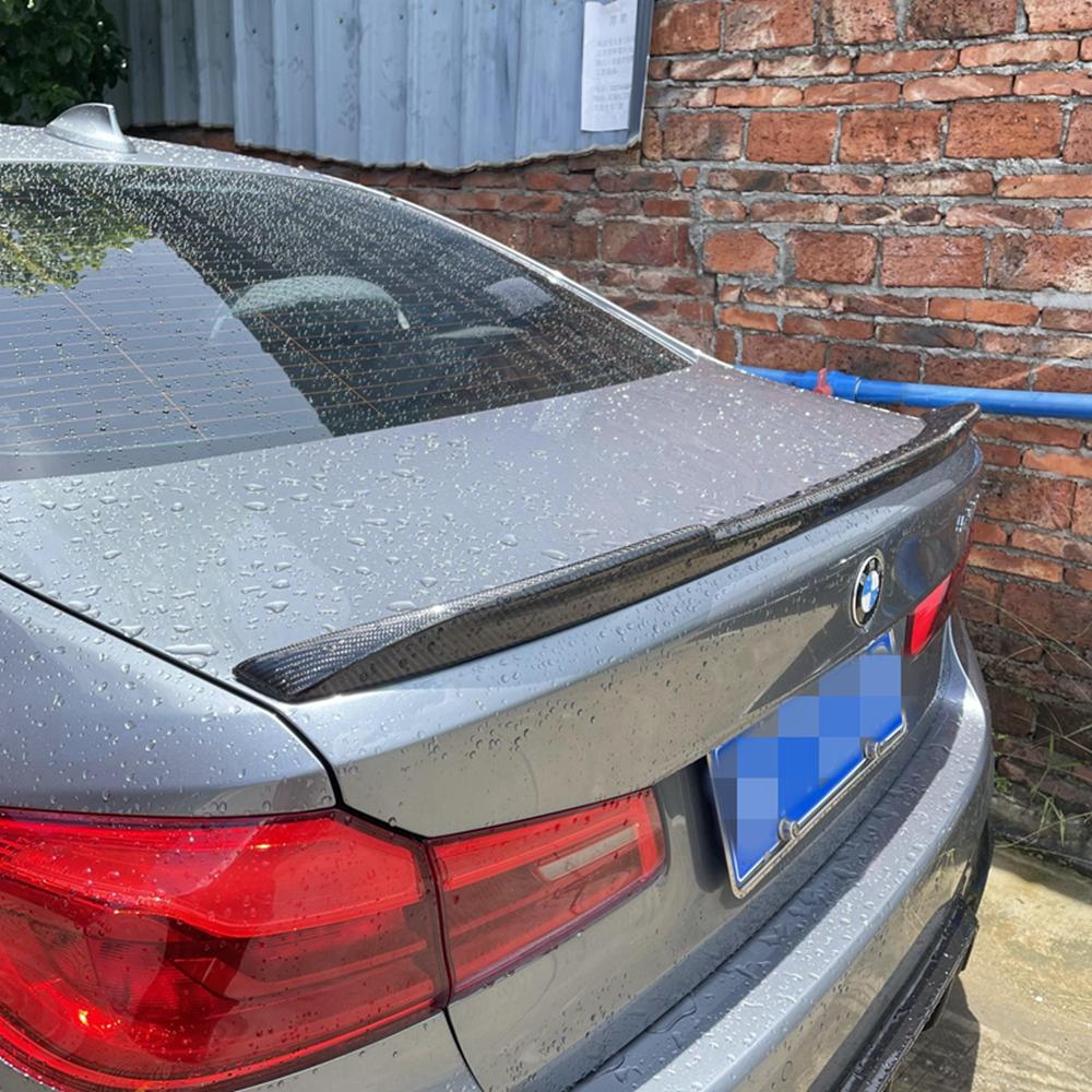 FOR BMW 5 Series G30 G38/F90 M5 CS Style Real carbon fiber material Rear Spoiler Trunk wing 2016-2024 Car Spoiler gjvm37