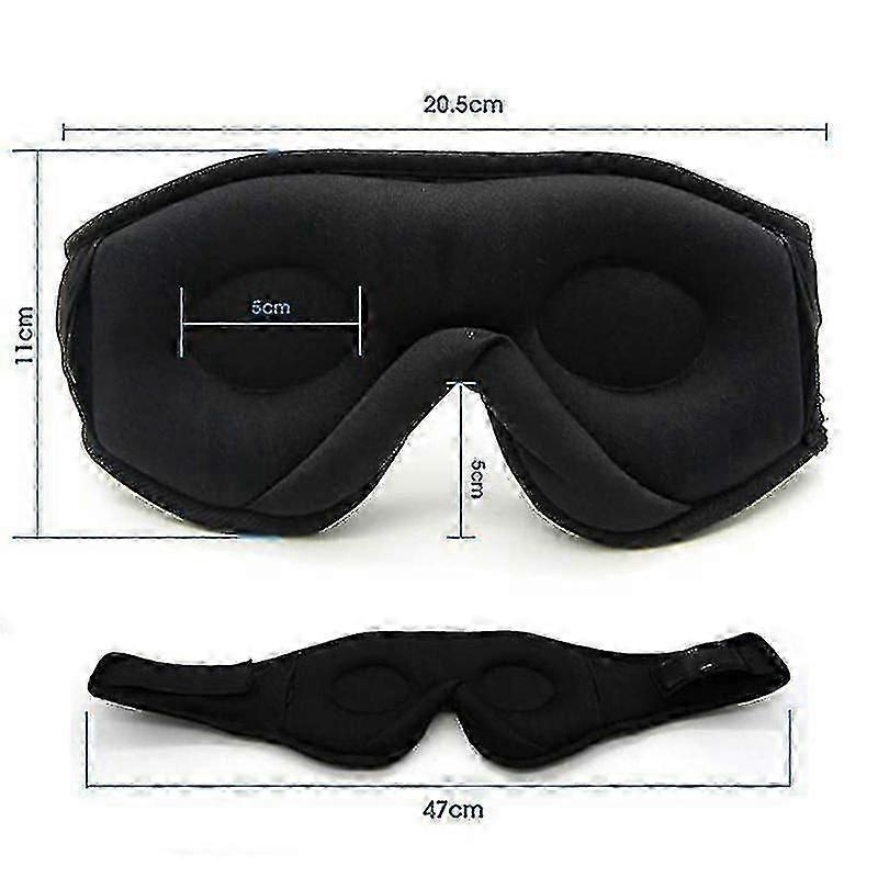 Sleeping Headphones Bluetooth Eye Mask, 3d Sleep Mask Stereo Music Eye Mask For Side Sleepers, Yoga, Meditation(free Shipping)