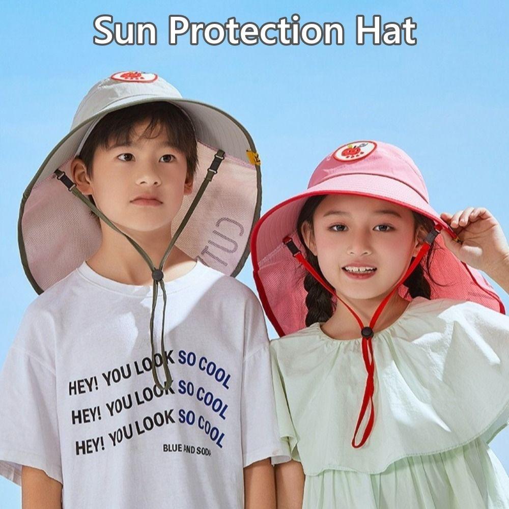 

UV Protection Sun Protection Hat Breathable Bucket Hat Casual Beach Sun Hat Summer Accessories рожевий