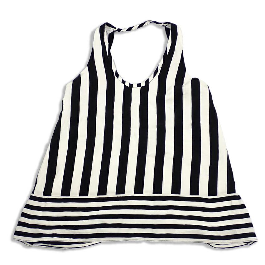 

[Б/у] BCBG полосатый топ с халтер-воротником [b40-58]