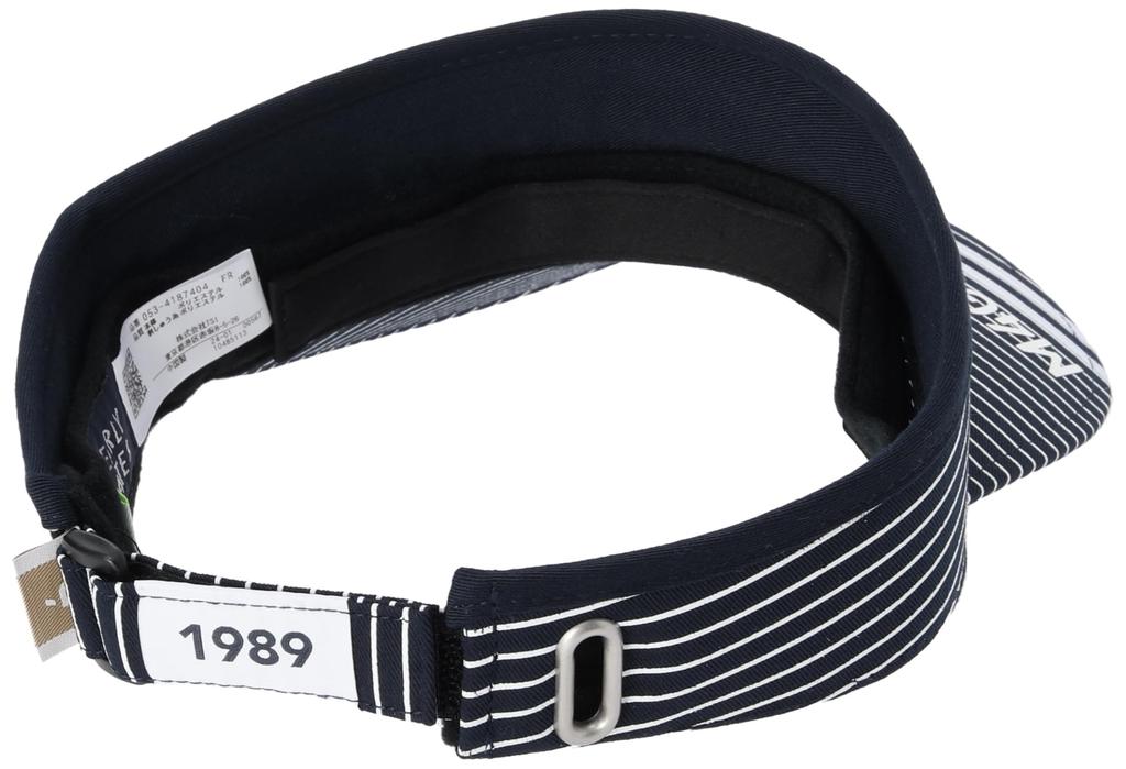 [PEARLY GATES] Unisex Sun Visor (Striped Pattern, Size Adjustable)  Golf Hat  053-4187404 121Navy FR