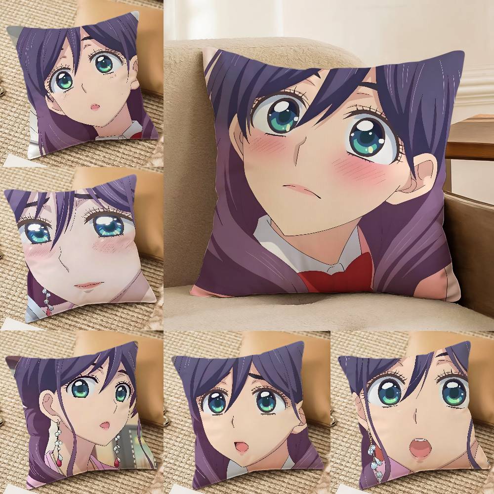 K-Kiss Him Not Me Pillow Case Anti-dustmite Pillowcase Invisible zipper silky Sofa cushion cover