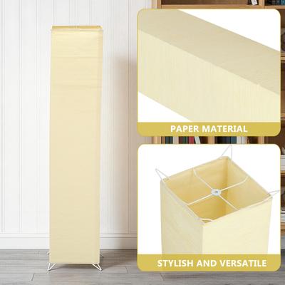 Floor Lamp Shade Replacement Paper Material Soft Light Diffusing Lampshade for Standing Lamp Foldable Portable Modern Minimalist