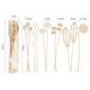 12 Pcs Lotus Series Flower Rattan Sticks Fireless Fragrances Reed Diffuser Stick Diy Ornaments Home Decor