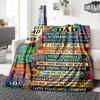 Dad'S Love Always Appreciated Forever Themed Blanket Personalized Name Soft Warm And Versatile For Sofa Bed Office And Travel Machine Washable
